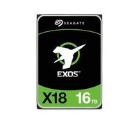Seagate Exos X18 ST16000NM004J - Disque dur - 16 To - interne - SAS 12Gb/s - 7200 tours/min - mémoire tampon : 256 Mo Blanc G