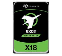 Seagate Exos X18 ST12000NM001J - Disque dur - crypté - 12 To - interne - SATA 6Gb/s - 7200 tr/min - mémoire tampon : 256 Mo - Self-Encrypting Drive (SED)