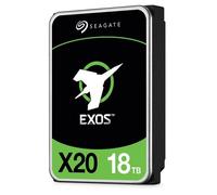 Seagate Exos X20 ST18000NM001D - Disque dur - chiffré - 18 To - interne - SAS 12Gb/s - 7200 tours/min - mémoire tampon : 256 Mo - Self-Encrypting Drive (SED)