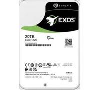 Seagate Exos X20 ST20000NM000D - Disque dur - crypté - 20 To - SATA 6Gb/s - 7200 tours/minute - mémoire tampon : 256 Mo - disque auto-décryptable (SED)