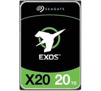 Seagate Exos X20 ST20000NM003D - Disque dur - chiffré - 20 To - interne - SAS 12Gb/s - 7200 tours/min - mémoire tampon : 256 Mo - Self-Encrypting Drive (SED)