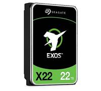 Exos X22 ST22000NM001E - Disque dur - 22 To - interne - 3.5" - SATA 6Gb/s - 7200 tours/min - mémoire tampon : 512 Mo
