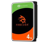 Seagate FireCuda, 4 to, Disque Dur Interne - CMR 3,5 Pouces SATA 6 Gbits/s 7 200 TR/Min, 256 Mo de mémoire Cache, 300 to/an, 3 Ans Rescue Services (ST4000DXA05)