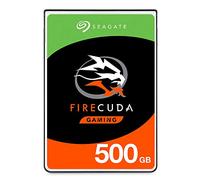 Seagate FireCuda, 500 Go, Disque hybride hautes performances SSHD, 2,5" SATA 6 Gbit/s, 8 Go de mémoire cache, pour PC portable de jeu, services Rescue valables 3 ans (ST500LX025)