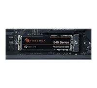 Seagate FireCuda 540 ZP1000GM3A004 - SSD - chiffré - 1 To - interne - M.2 2280 (recto-verso) - PCI Express 5.0 x4 (NVMe) - Self-Encrypting Drive (SED), TCG Opal Encryption 2.01 - avec 3 ans de Seagate