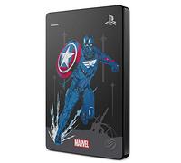 Seagate Game Drive for PS4, Marvel's Avengers Captain America, 2 TB - External Hard Drive, USB 3.0, compatible with PS4 and PS5 (STGD2000206)
