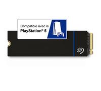 Seagate Game Drive M,2 SSD pour PS5, 4 to, SSD Interne - NVMe 1,4 PCIe 4e génération, jusqu'à 7 250 Mo/s avec dissipateur de Chaleur (ZP4000GP3A4001)