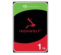 Seagate IronWolf 1 to, Disque Dur Interne NAS HDD, CMR 3,5" SATA 6 Gbit/s 5400 TR/Min, 64 Mo de mémoire Cache, pour NAS Raid, Services Rescue valables 3 Ans (ST1000VN008)