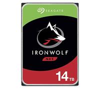 Seagate IronWolf 14 To, Disque dur interne NAS HDD, CMR 3,5" SATA 6 Gbit/s 7 200 tr/min, 256 Mo de mémoire cache, pour NAS RAID, services Rescue valables 3 ans (ST14000VN0008)