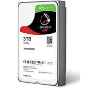 Seagate IronWolf 3 To, Disque dur interne NAS HDD - 3,5 pouces SATA 6 Gbit/s 5 900 tr/min, 64 Mo de mémoire cache, pour NAS RAID Blanc G