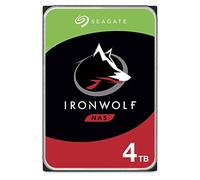 Seagate IronWolf 4 To, Disque dur interne NAS HDD, CMR 3,5" SATA 6 Gbit/s 5 900 tr/min, 64 Mo de mémoire cache, pour NAS RAID, services Rescue valables 3 ans (ST4000VN008)