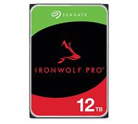 Seagate IronWolf Pro 12 To, Disque dur interne NAS HDD - CMR 3,5 pouces SATA 6 Gbit/s, 256 Mo de mémoire cache, pour NAS RAID, services de récupération des données Rescue (ST12000NE0007)