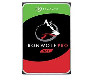 Seagate IronWolf Pro 14 To, Disque dur interne NAS HDD, CMR 3,5" SATA 6 Gbit/s, 256 Mo de mémoire cache, pour NAS RAID, services Rescue valables 3 ans (ST14000NE0008)