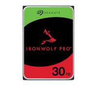 Seagate IronWolf Pro 30To, NAS Internal Hard Drive, 3.5", 7200 U/Min, CMR, 512 MB Cache, SATA 6 GB/S, Data Rescue Service (ST30000NTZ11)
