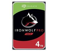 Seagate IronWolf Pro 4 To, Disque dur interne NAS HDD, CMR 3,5" SATA 6 Gbit/s 7 200 tr/min, 128 Mo de mémoire cache, pour NAS RAID, services Rescue valables 3 ans (ST4000NE001)