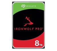 Seagate IronWolf Pro, 8 to, Disque Dur d'entreprise Interne NAS HDD - CMR, 3,5”, SATA 6 Gbits/s, 7 200 TR/Min, 256 Mo de mémoire Cache, Rescue Services (ST8000NT001)