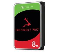 Seagate IronWolf Pro 8 To, Disque dur interne NAS HDD, CMR 3,5" SATA 6 Gbit/s, 256 Mo de mémoire cache, pour NAS RAID, services Rescue valables 3 ans (ST8000NE0004)