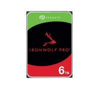 SEAGATE Ironwolf PRO Enterprise NAS HDD 6To 7200rpm 6Gb/s SATA 256Mo cache 8.9cm 3.5p 24x7 for NAS & RAID Rackmount systems BLK