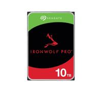 Seagate IronWolf Pro ST10000NT001 - Disque dur - 10 To - interne - 3.5" - SATA 6Gb/s - 7200 tours/min - mémoire tampon : 256 Mo - avec 3 ans de Seagate Rescue Data Recovery