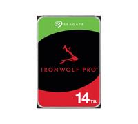 Seagate IronWolf Pro ST14000NT001 - Disque dur - 14 To - interne - 3.5" - SATA 6Gb/s - 7200 tours/min - mémoire tampon : 256 Mo - avec 3 ans de Seagate Rescue Data Recovery
