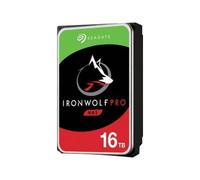 Seagate IronWolf Pro ST16000NE000 - Disque dur - 16 To - interne - 3.5" - SATA 6Gb/s - 7200 tours/min - mémoire tampon : 256 Mo - avec 2 ans Rescue Data Recovery Service Plan