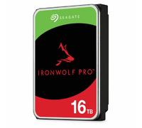 Seagate IronWolf Pro ST16000NT001 - Disque dur - 16 To - interne - 3.5" - SATA 6Gb/s - 7200 tours/min - mémoire tampon : 256 Mo - avec 3 ans de Seagate Rescue Data Recovery