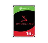 Seagate IronWolf Pro ST16000NT001 HDD 16To 7200tr/min 256Mo 3.5" SATA 6Gbit/s NAS, RV Sensor, charge 550To/an, MTBF 2.5M heures