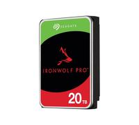 Seagate IronWolf Pro ST20000NE000 - Disque dur - 20 To - interne - 3.5" - SATA 6Gb/s - 7200 tours/min - mémoire tampon : 256 Mo - avec 3 ans de Seagate Rescue Data Recovery