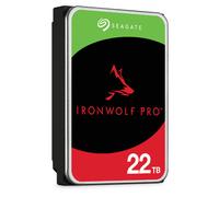 Seagate IronWolf Pro ST22000NT001, 22 To, 7200 tr/min, 512 Mo, 3.5', Série ATA III