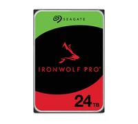 IronWolf Pro ST24000NT002 - Disque dur - 24 To - interne - 3.5" - SATA 6Gb/s - 7200 tours/min - mémoire tampon : 512 Mo - avec 3 ans de Seagate