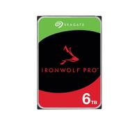 Seagate IronWolf Pro ST6000NT001 - Disque dur - 6 To - interne - 3.5" - SATA 6Gb/s - 7200 tours/min - mémoire tampon : 256 Mo - avec 3 ans de Seagate Rescue Data Recovery
