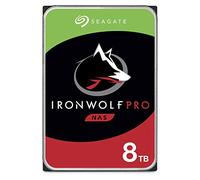 Seagate IronWolf Pro ST8000NEZ01 Disque Dur Interne NAS 8 to - 3,5 po SATA 6 Go/s 7 200 TR/Min 256 Mo de Cache pour Stockage réseau Raid, Service de récupération de données - Emballage sans