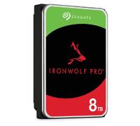 IronWolf Pro ST8000NT001 - Disque dur - 8 To - interne - 3.5" - SATA 6Gb/s - 7200 tours/min - mémoire tampon : 256 Mo - avec 3 ans de Seagate Rescue