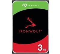 Seagate IronWolf ST3000VN006 - Disque dur - 3 To - interne - SATA 6Gb/s - 5400 tours/min - mémoire tampon : 256 Mo - avec 3 ans de Seagate Rescue Data Recovery G