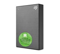 Seagate One Touch 5To, Disque Dur Externe Portable, chiffrement matériel par mot de passe, PC, Notebook & Mac, USB 3.0, Space Gray, Services Rescue inclus (STKZ5000404)
