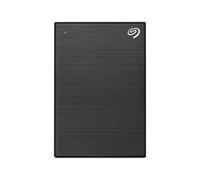 Seagate One Touch HDD 5TB Externe 2.5" USB 3.2 Gen 1, Micro-USB B, Boîtier Aluminium Noir, Chiffrement Matériel, Compatible Windows/macOS