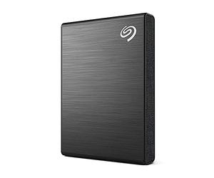 Seagate OneTouch SSD 1 To, SSD externe portable - Noir, 1 030 Mo/s, application Android, 6 mois DropBox et Mylio Photos, services Rescue (STKG1000400)