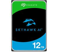 Seagate SkyHawk AI ST12000VE003 - Disque dur - 12 To - interne - 3.5" - SATA 6Gb/s - mémoire tampon : 512 Mo - avec 3 ans de Seagate Rescue Data Recovery Multicolore G