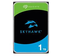 Seagate Skyhawk, 1 to, Disque Dur Interne de vidéosurveillance, 3.5", SATA 6 Go/s, 256 Mo de mémoire Cache, pour système de caméras de sécurité, 3 Ans Services Rescue en Interne (ST1000VX013)