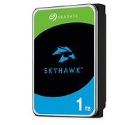 Seagate SkyHawk 1 To, Disque dur interne HDD, 3,5" SATA 6 Gbit/s, 64 Mo mémoire cache, pour système de caméras de sécurité, services Rescue valables 3 ans (ST1000VX005)