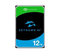 Seagate SkyHawk AI ST12000VE003 - Disque dur - 12 To - interne - 3.5" - SATA 6Gb/s - mémoire tampon : 512 Mo - avec 3 ans de Seagate Rescue Data Recovery G