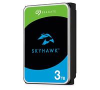 Seagate SkyHawk 3 To, Disque dur interne de surveillance HDD, 3,5" SATA 6 Gbit/s, 64 Mo de mémoire cache, services Rescue valables 3 ans (ST3000VX010)
