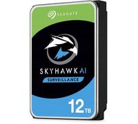 Seagate SkyHawk AI ST12000VE003 - Disque dur - 12 To - interne - 3.5" - SATA 6Gb/s - mémoire tampon : 512 Mo - avec 3 ans de Seagate Rescue Data Recovery Multicolore G
