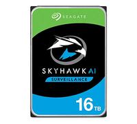 Seagate Skyhawk AI, 16 To, Disque Dur Interne de Surveillance, 3,5" SATA 6 Go/s 256 Mo de Cache, système de caméra de sécurité DVR/NVR, services Rescue valables 3 ans (ST16000VE000)
