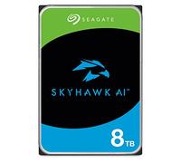 Seagate SkyHawk AI, 8 To, Disque Dur Interne de Surveillance, 3,5" SATA 6 Go/s 256 Mo de Cache, système de caméra de sécurité DVR/NVR, services Rescue valables 3 ans (ST8000VE0004)