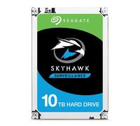 SkyHawk AI ST10000VE0008 - Disque dur - 10 To - interne - 3.5" - SATA 6Gb/s - mémoire tampon : 256 Mo - avec 2 ans de Seagate Rescue Data Recovery