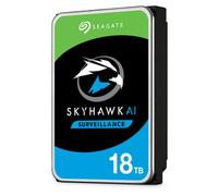 Seagate SkyHawk AI ST18000VE002 - Disque dur - 18 To - interne - 3.5" - SATA 6Gb/s - mémoire tampon : 256 Mo - avec 3 ans de Seagate Rescue Data Recovery