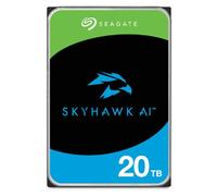 Seagate SkyHawk AI ST20000VE003 - Disque dur - 20 To - interne - 3.5" - SATA 6Gb/s - mémoire tampon : 512 Mo - avec 3 ans de Seagate Rescue Data Recovery