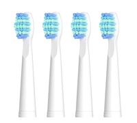 Seago Lot de 4 têtes de brosse à dents électrique compatibles avec Fairywill, D7/D8/FW507/FW508/FW551/917/959//SG-958/SG-551/SG-507/508 poils souples Blanc