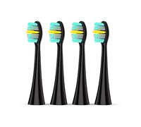 Seago Lot de 4 têtes de brosse à dents électrique fit for SG-982 Noir